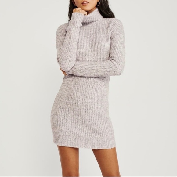 abercrombie mock neck sweater dress 